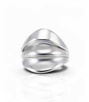 Anello strato frontale Anidi argento 925